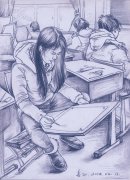北京画室场景速写绘画教室范画赏