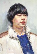 北京画室色彩头像刘海男青年范画